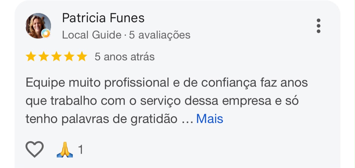 Avaliação de cliente da Love Dedetização no Google